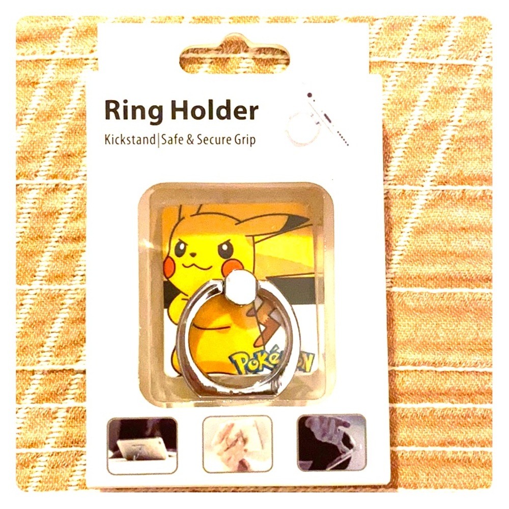 Pikachu Smartphone Ring Holder